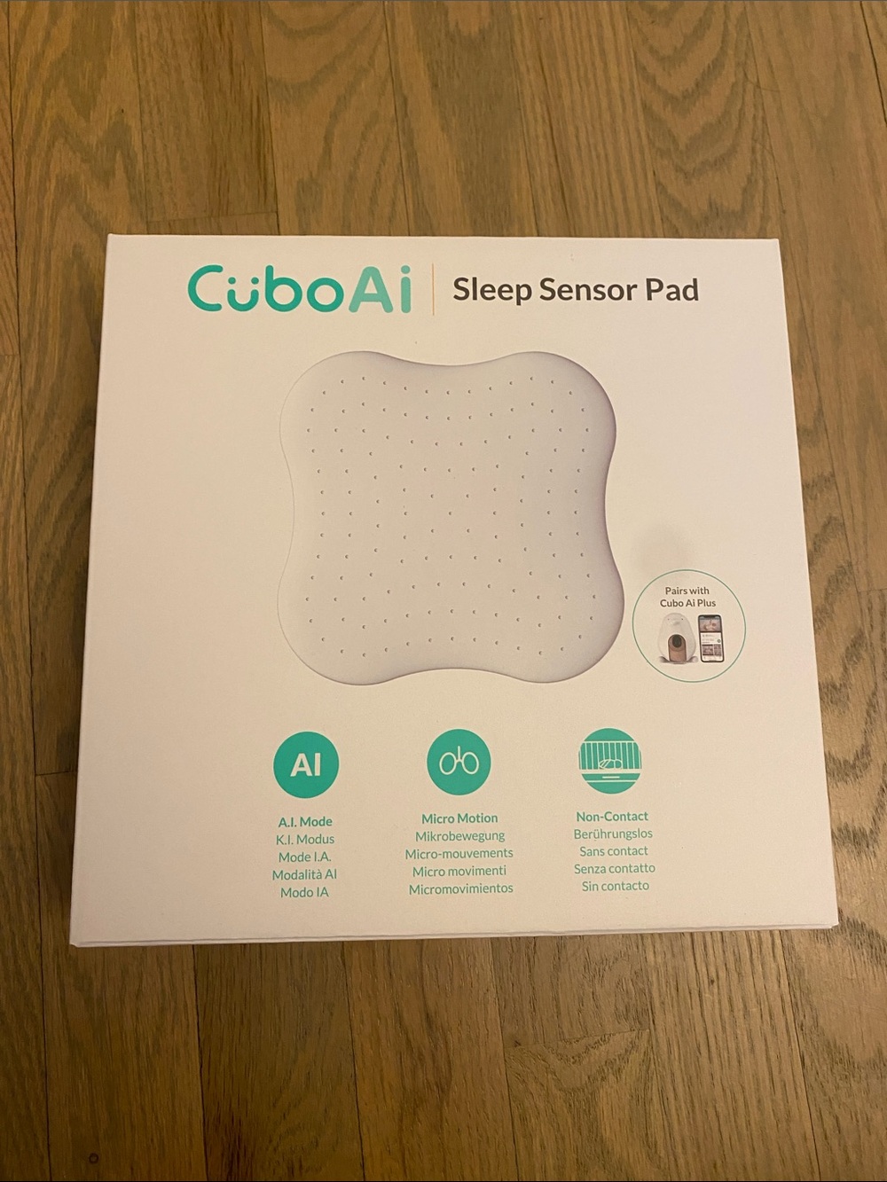 NWT CuboAi Sleep Sensor Pad - White